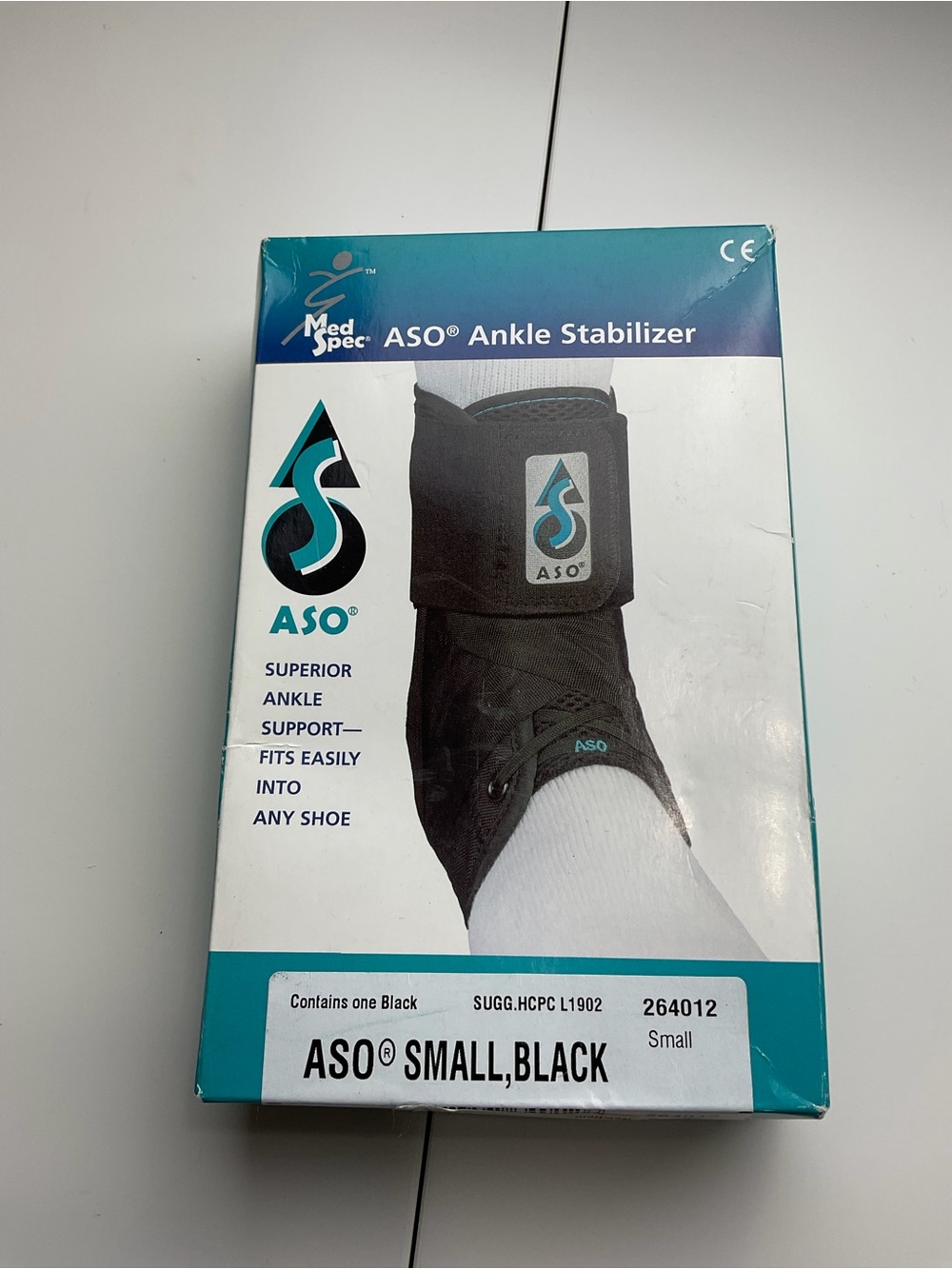 ASO Ankle Stabilizer - Black (Small)
